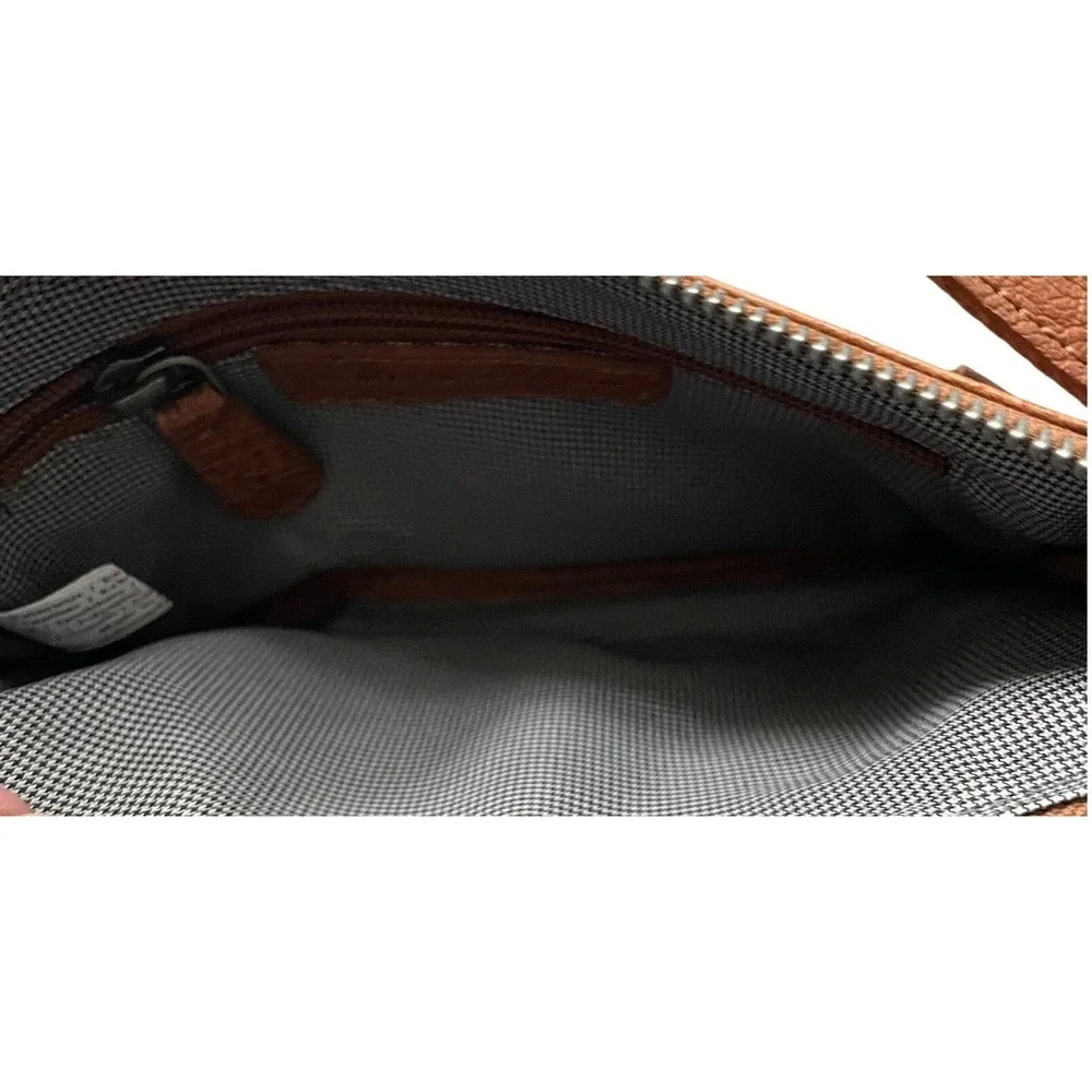 Spikes & Sparrow Cognac Leather Belt Bag Fanny Pack Crossbody Waist Bag